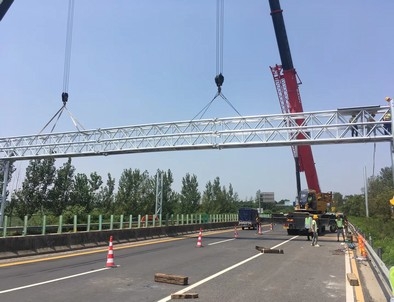 张家口张家口门架标牌施工现场